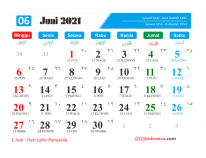 Kalender Bulan 8 2021 - Kalender Juni 2021