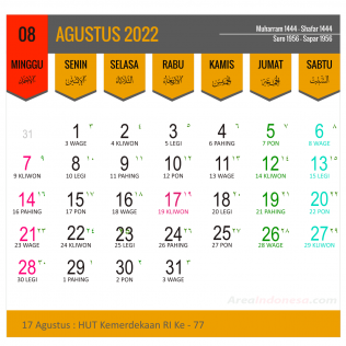08 Kalender Bulan Agustus 2022