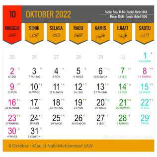 10 Bulan Oktober 2022