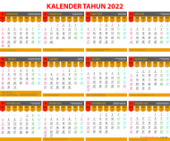 Download Master Kalender Tahun 2022 Terbaru - Area Indonesia