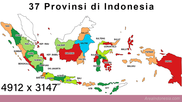 Peta Provinsi di Indonesia