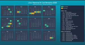 SKB 3 Menteri - hari libur nasional & cuti bersama 2026