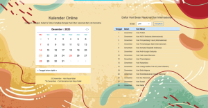 Daftar Hari Penting Nasional Indonesia